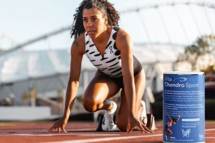 Vita Chondro Sport – entwickelt mit der Schweizer Spitzenathletin Mujinga Kambundji.